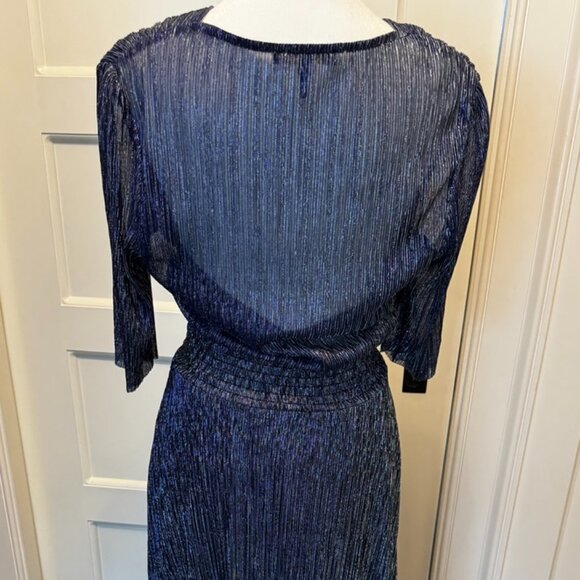 Maje Navy Midi Dress - Picture 6 of 12